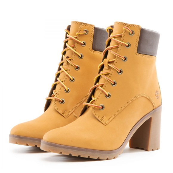 Timberland Shoes - Timberland Leather Lace-Up Heeled Boots - Allington